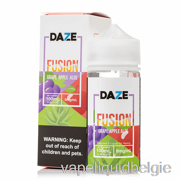 Vape België Druif Appel Aloë - 7 Daze Fusion - 100ml 0mg